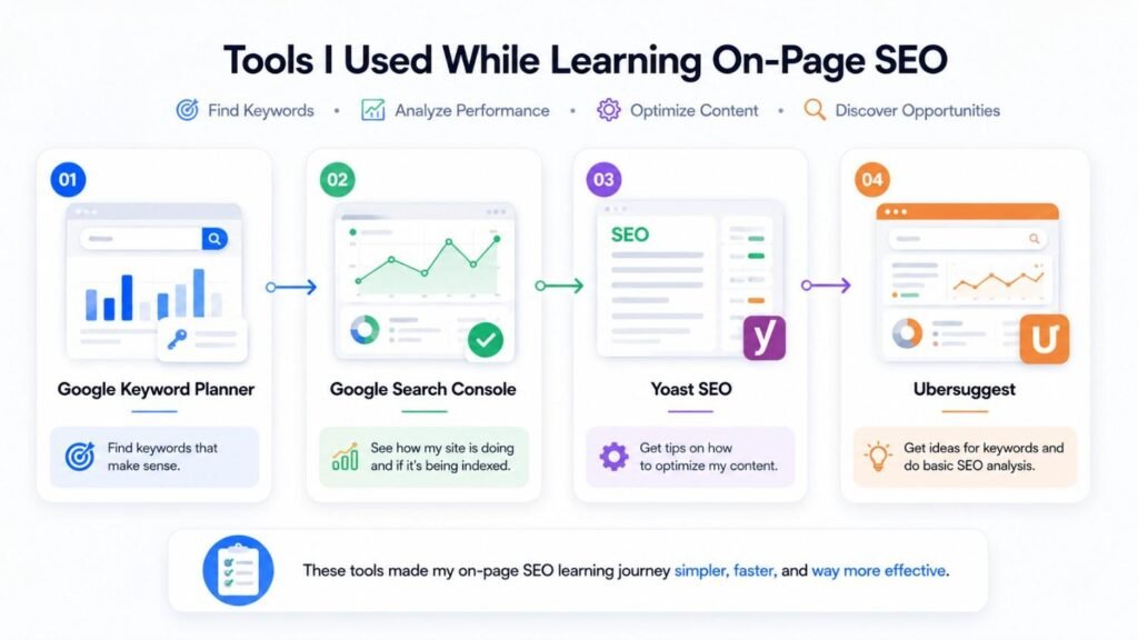 tools i used while learning seo