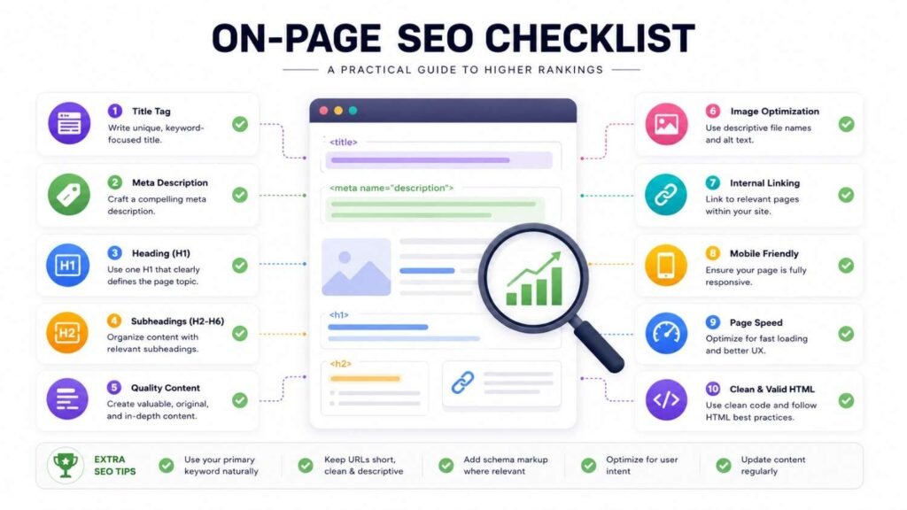 on-page seo checklist